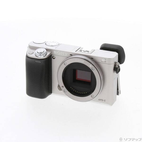 〔中古〕SONY(ソニー) α6000 ボディ シルバー ILCE-6000〔196-ud〕