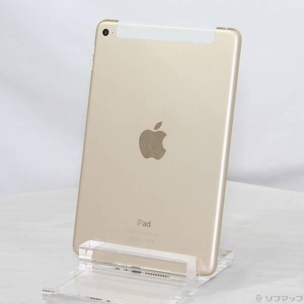 〔中古〕Apple(アップル) iPad mini 4 16GB ゴールド MK712J／A Sof...