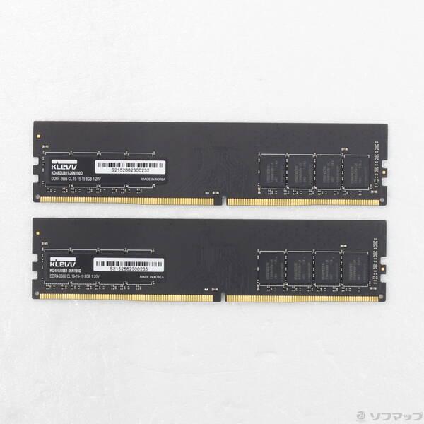 〔中古〕288P PC4-21300 DDR4-2666 16GB 8GB×2枚組〔377-ud〕