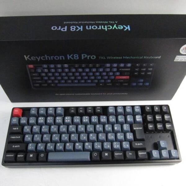 〔中古〕Keychron Keychron K8 Pro K8P-J6P-JIS 静音赤軸〔262-...