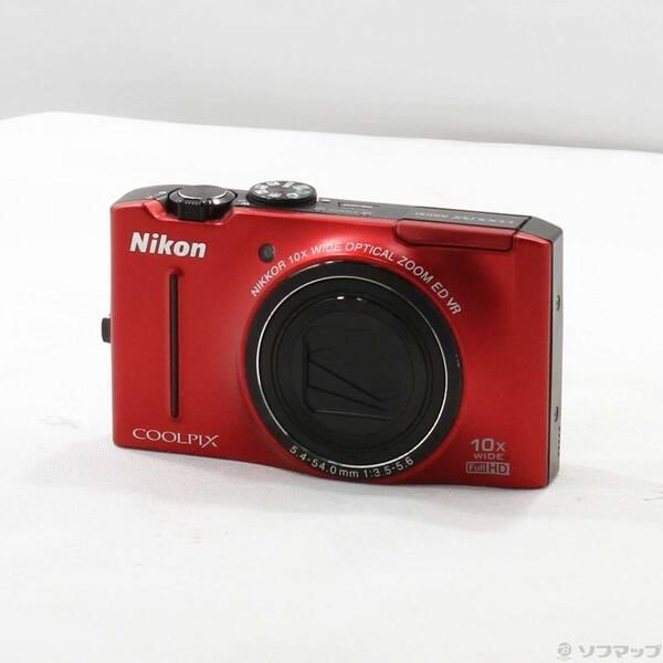〔中古〕Nikon(ニコン) COOLPIX S8100 (1210万画素／10倍／フラッシュレッド...