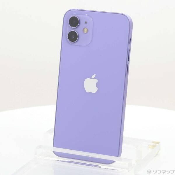 〔中古〕Apple(アップル) iPhone12 128GB パープル MJNJ3J／A SoftB...