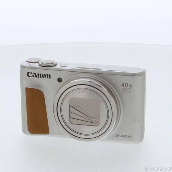 〔中古〕Canon(キヤノン) PowerShot SX740 HS シルバー〔305-ud〕