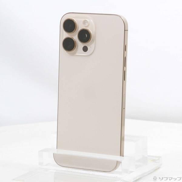 〔中古〕Apple(アップル) 〔展示品〕 iPhone16 Pro Max 256GB デザートチ...