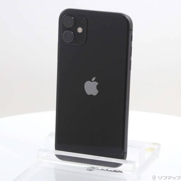 〔中古〕Apple(アップル) iPhone11 128GB ブラック MWM02J／A SoftB...