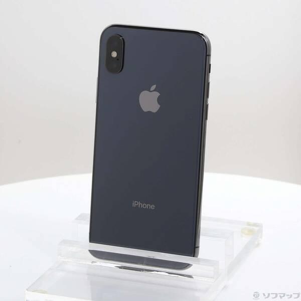 〔中古〕Apple(アップル) iPhoneX 64GB スペースグレイ NQAX2J／A SIMフ...