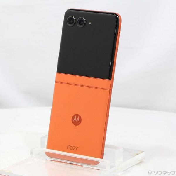 〔中古〕Motorola(モトローラ) motorola razr 50 512GB スプリッツオレ...