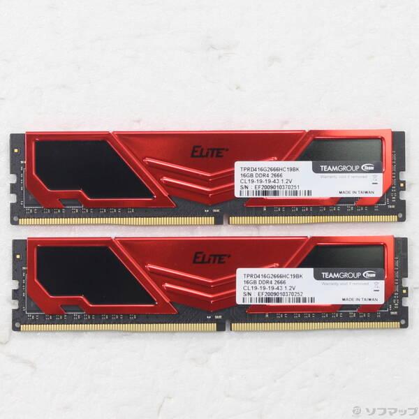 〔中古〕288P PC4-21300 DDR4-2666 32GB 16GB×2枚組〔377-ud〕