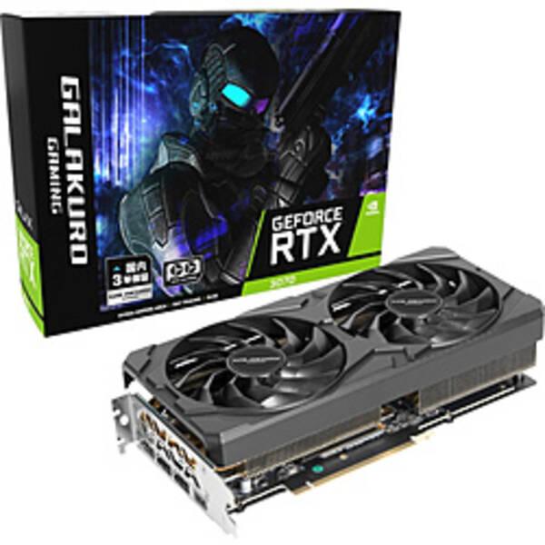 〔中古〕KuroutoShikou(玄人志向) GG-RTX3070-E8GB／OC／DF2〔377...