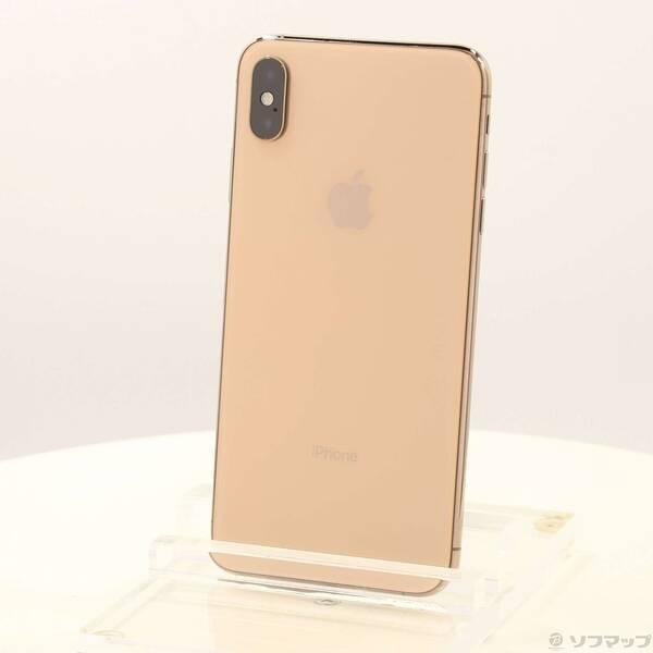 〔中古〕Apple(アップル) iPhoneXS Max 64GB ゴールド MT6T2J／A SI...