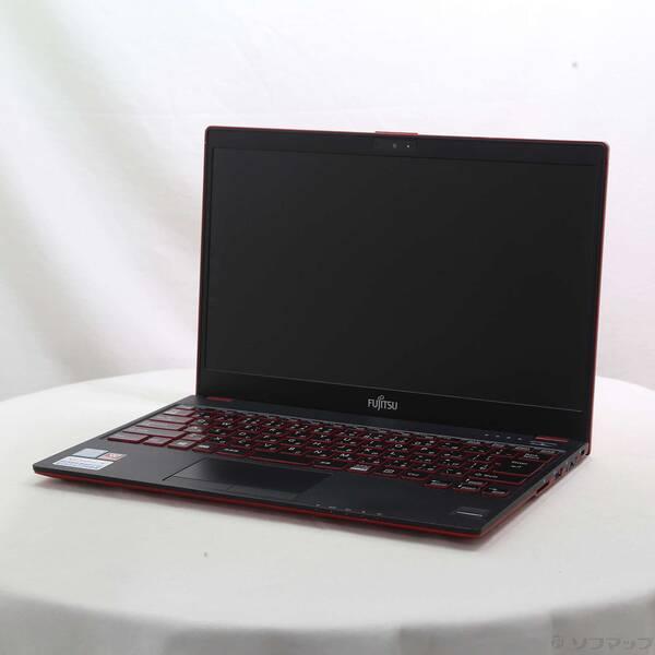 〔中古〕FUJITSU(富士通） LIFEBOOK UH75／B3 FMVU7B3RDA サテンレッ...