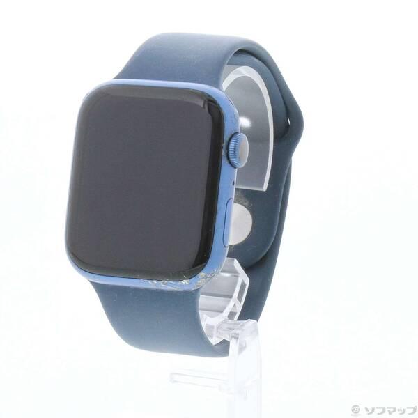 〔中古〕Apple(アップル) Apple Watch Series 7 GPS 45mm ブルーア...