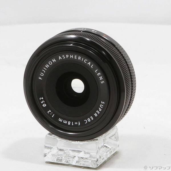 〔中古〕FUJIFILM(フジフイルム) XF 18mm F2 R ブラック〔352-ud〕