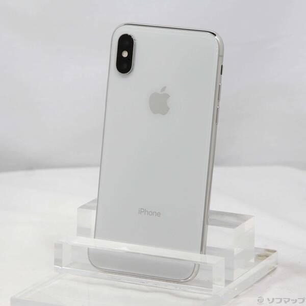 〔中古〕SoftBank iPhoneX 256GB シルバー MQC22J／A SoftBank〔...