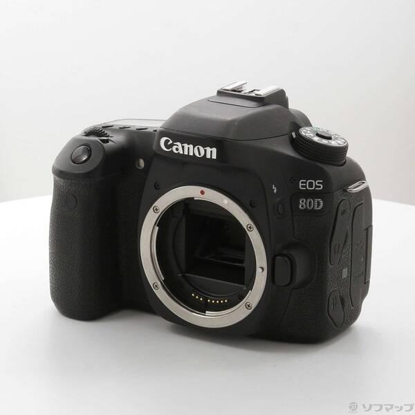 〔中古〕Canon(キヤノン) EOS 80D ボディ ブラック〔262-ud〕