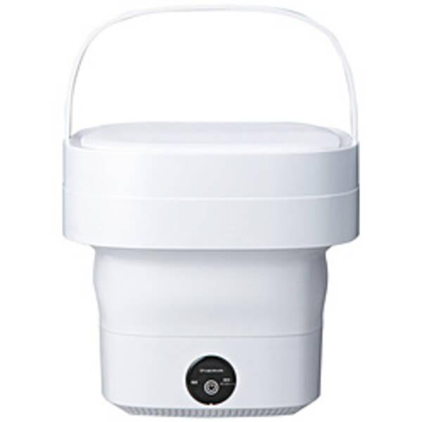 〔中古〕ドウシシャ 〔展示品〕 折りたためる洗濯機 ホワイト WMW-021WH〔276-ud〕