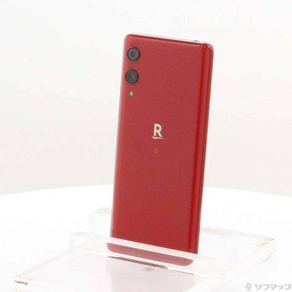 〔中古〕楽天 Rakuten Hand 64GB クリムゾンレッド P710 楽天 SIMフリー〔2...