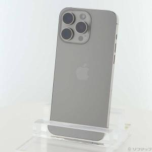 〔中古〕Apple(アップル) iPhone15 Pro Max 256GB ナチュラルチタニウム MU6R3J／A SIMフリー〔377-ud〕