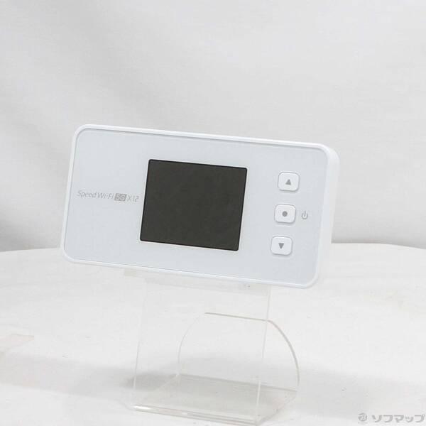 〔中古〕NEC(エヌイーシー) Speed Wi-Fi 5G X12 NAR03 アイスホワイト S...