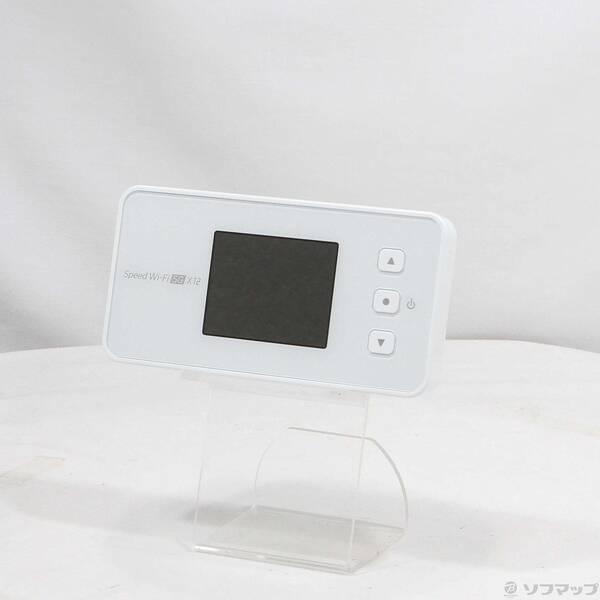 〔中古〕NEC(エヌイーシー) Speed Wi-Fi 5G X12 NAR03 アイスホワイト S...
