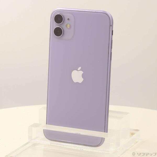 〔中古〕Apple(アップル) iPhone11 128GB パープル MWM52J／A SoftB...