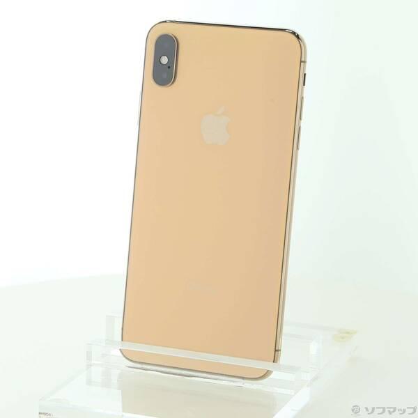 〔中古〕Apple(アップル) iPhoneXS Max 64GB ゴールド MT6T2J／A SI...