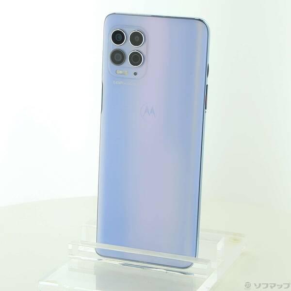 〔中古〕Motorola(モトローラ) moto g100 128GB イリディセントスカイ PAM...
