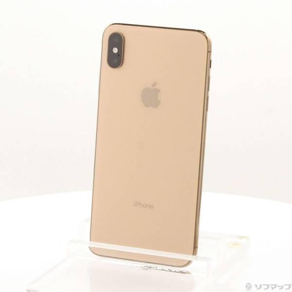 〔中古〕Apple(アップル) iPhoneXS Max 64GB ゴールド MT6T2J／A SI...