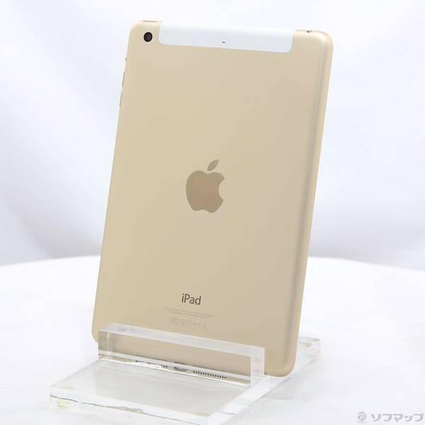 〔中古〕Apple(アップル) iPad mini 3 16GB ゴールド MGYR2J／A au〔...