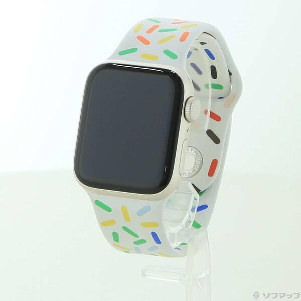 〔中古〕Apple(アップル) Apple Watch SE 第2世代 GPS 40mm スターライ...