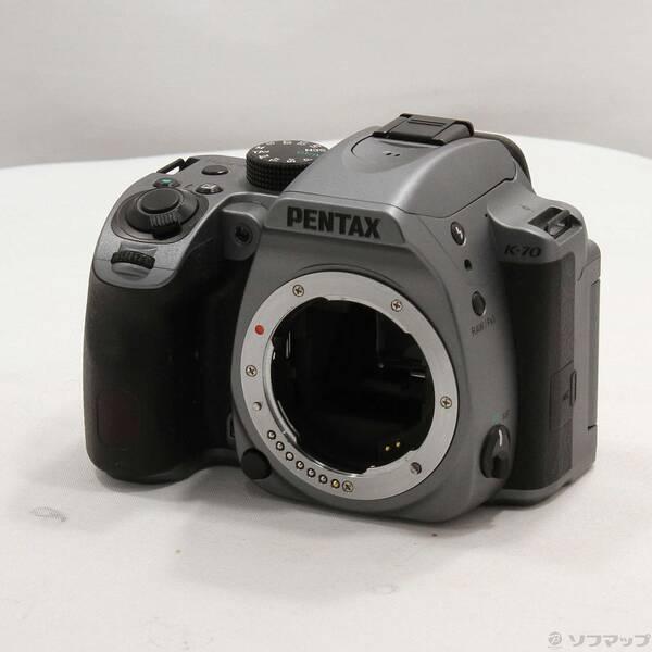〔中古〕PENTAX(ペンタックス) K-70 (シルキーシルバー) ボディ (2424万画素／SD...