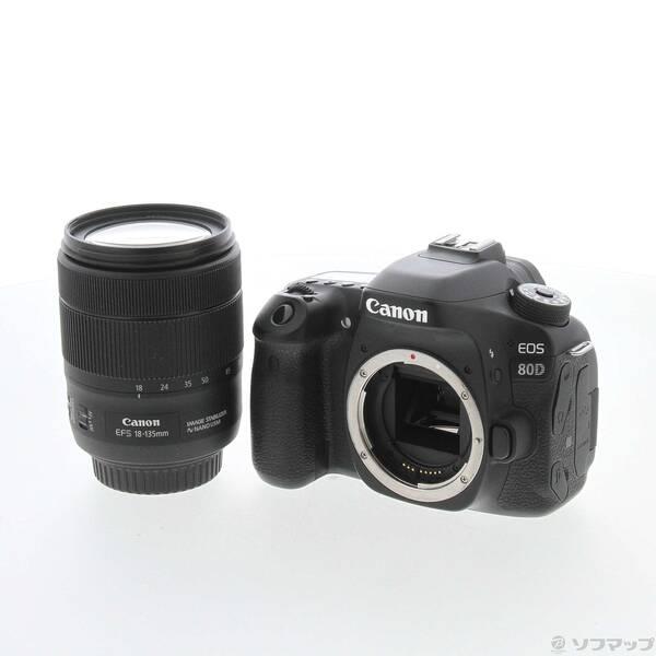 〔中古〕Canon(キヤノン) EOS 80D EF-S18-135 IS USM レンズキット〔2...
