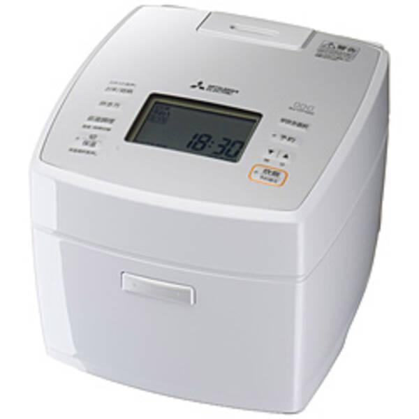 〔中古〕MITSUBISHI(三菱) 〔展示品〕 炊飯器 炭炊釜 月白 NJ-VP18G-W ［1升...
