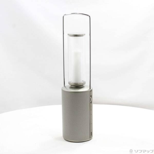 〔中古〕SHARP(シャープ) 〔展示品〕 any ポータブルスピーカーランタン オリーブシルバー ...