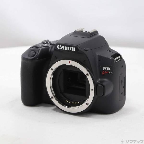 〔中古〕Canon(キヤノン) EOS Kiss X10ブラック(W)〔258-ud〕