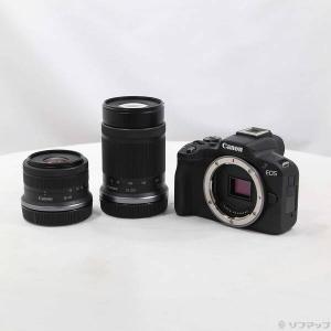 〔中古〕Canon(キヤノン) EOS R50 ダブルズームキット ブラック〔258-ud〕