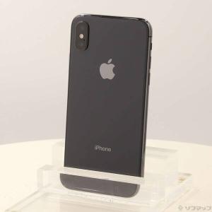 〔中古〕Apple(アップル) iPhoneX 64GB スペースグレイ MQAX2J／A SIMフリー〔247-ud〕