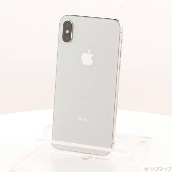 〔中古〕Apple(アップル) iPhoneX 256GB シルバー MQC22J／A SoftBa...