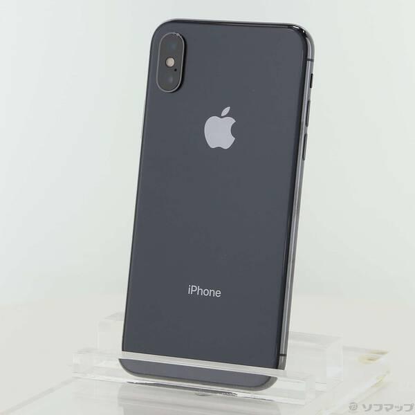 〔中古〕Apple(アップル) iPhoneX 64GB スペースグレイ MQAX2J／A SIMフ...