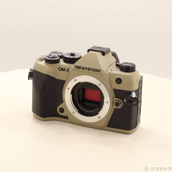 〔中古〕OMSYSTEM OM-5 Mark II ボディ サンドベージュ〔276-ud〕