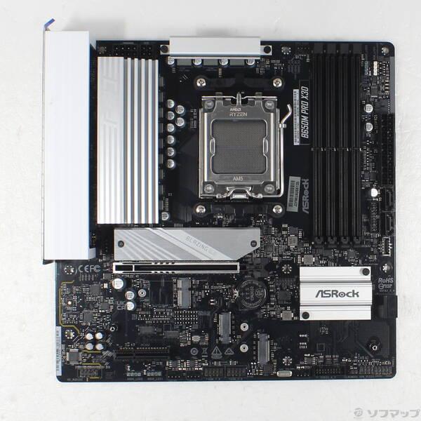 〔中古〕ASRock(アスロック) ASRock B650M Pro X3D〔262-ud〕