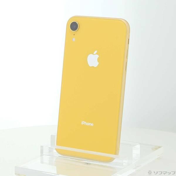 〔中古〕Apple(アップル) iPhoneXR 64GB イエロー MT082J／A SIMフリー...