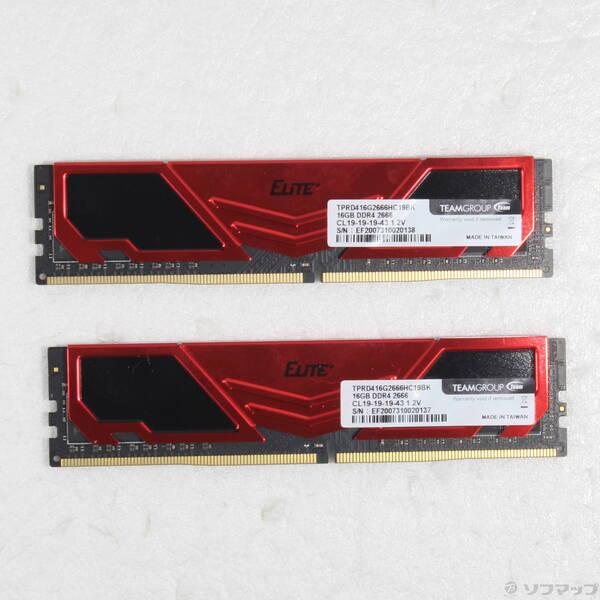 〔中古〕288P PC4-21300 DDR4-2666 32GB 16GB×2枚組〔377-ud〕