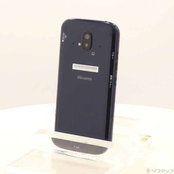〔中古〕FCNT らくらくスマートフォン 64GB ネイビー F-52B docomo SIMフリー...