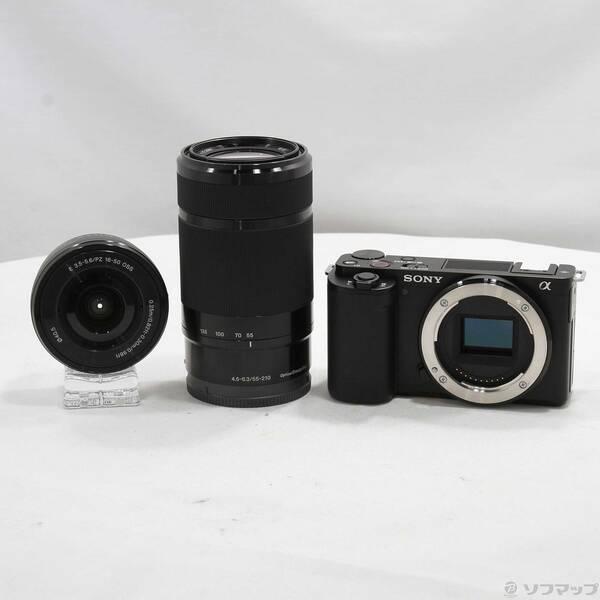 〔中古〕SONY(ソニー) VLOGCAM ZV-E10Y ダブルズームレンズキット ブラック〔36...