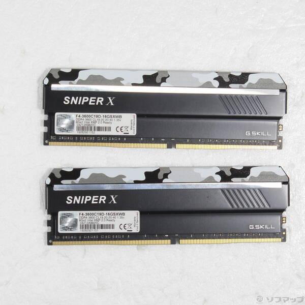 〔中古〕GSKILL(ジースキル) F4-3600C19D-16GSXWB〔262-ud〕