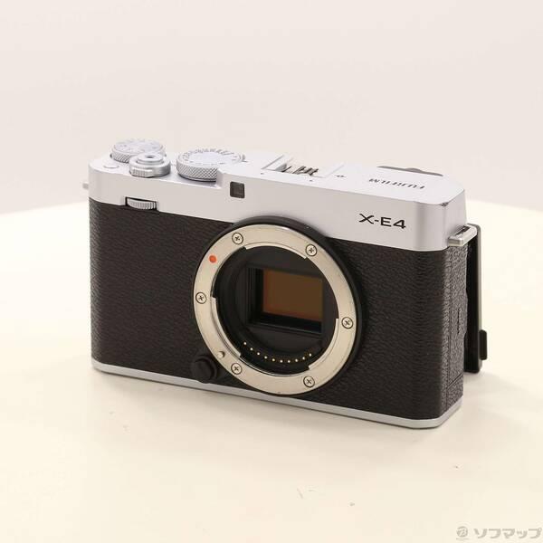 〔中古〕FUJIFILM(フジフイルム) FUJIFILM X-E4 ボディ シルバー〔297-ud...