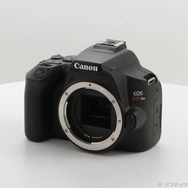 〔中古〕Canon(キヤノン) EOS Kiss X10ブラック(W)〔262-ud〕