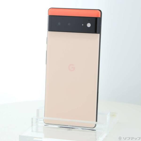 〔中古〕GOOGLE(グーグル) Google Pixel 6 128GB カインダコラル GR1Y...