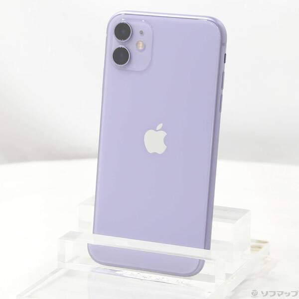 〔中古〕Apple(アップル) iPhone11 64GB パープル MWLX2J／A SIMフリー...